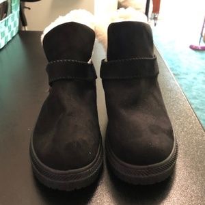 GIFC Warm Winter Flat Snow Short Boots